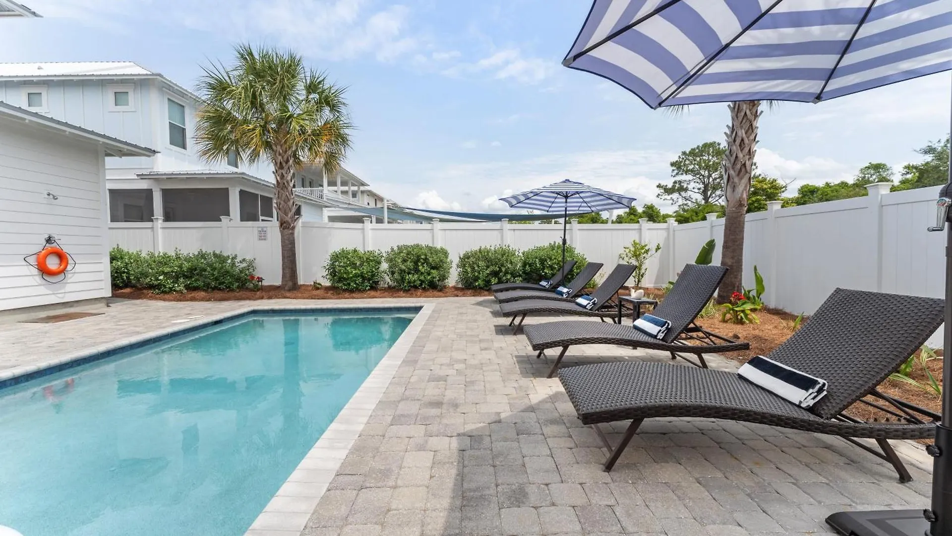 Semesterbostad Pool Patio Outdoor Dining Walk To Shore Pier Park Sanctuary On Sands Panama City Beach