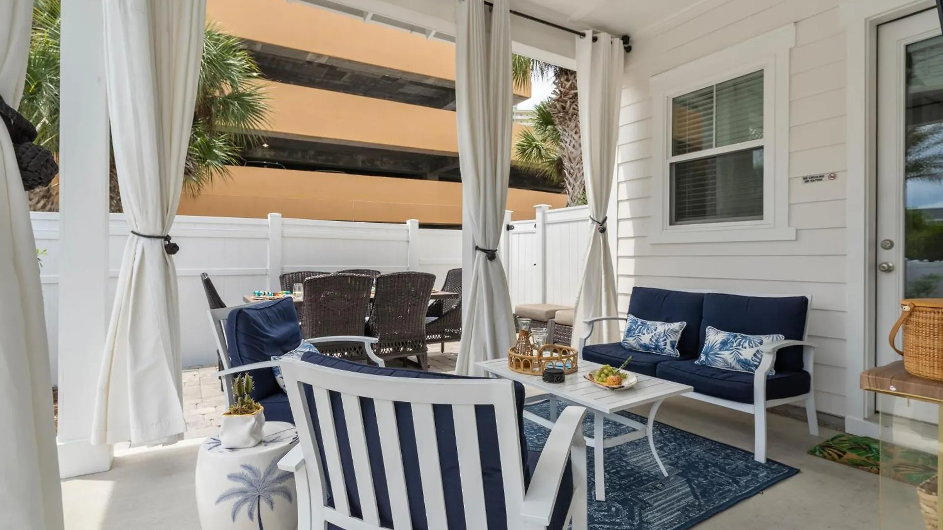 Pool Patio Outdoor Dining Walk To Shore Pier Park Sanctuary On Sands Panama City Beach